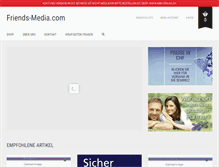 Tablet Screenshot of friends-media.com